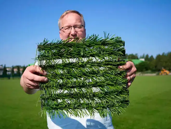 Finland’s first ever Hybridgrass football pitch makes the news!