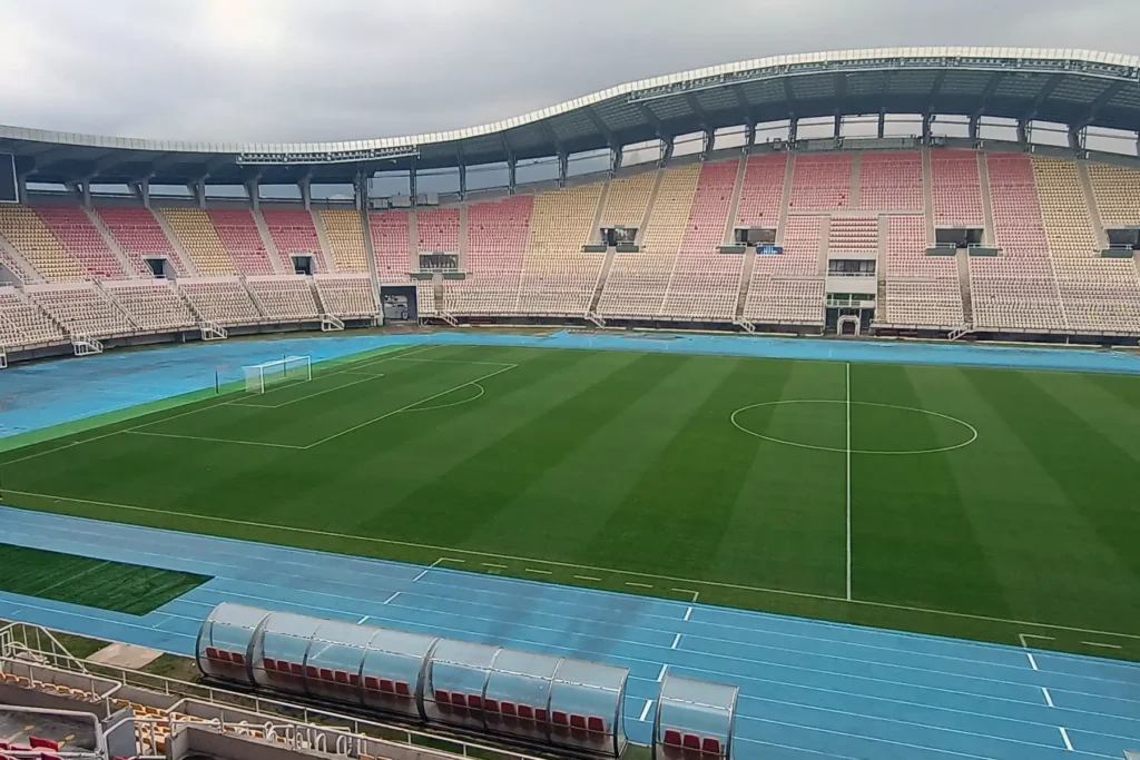 The Largest Stadium in Macedonia is renovated with HATKO Hybridgrass